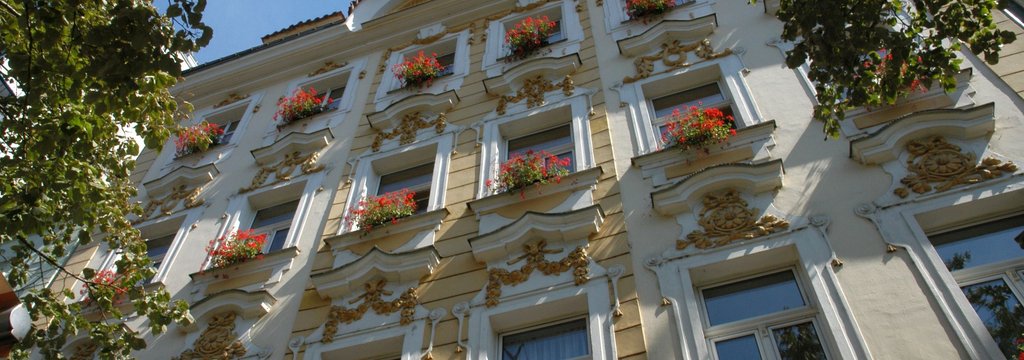 Zelen tyhvzdikov hotel Superior v Praze.